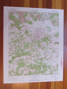 Greenville Kentucky 1964 Original Vintage USGS Topo Map - Picture 1 of 1