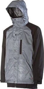 Nitro Citizen Snowboard Jacket Men's Extra Large XL Xerox Grey Print / Black New - Picture 1 of 1