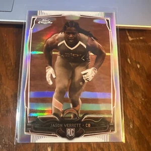 Jason Verrett 2014 Topps Chrome Sepia Refractor Rookie RC #195 /99 - Picture 1 of 7
