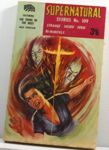 Supernatural Stories no 109 Strange Weird Eerie by Badger Books 1967 horror book - Picture 1 of 12