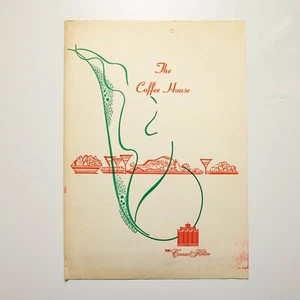Vintage Conrad Hilton Hotel Chicago The Coffee House 1962 Dinner Menu - Bild 1 von 3