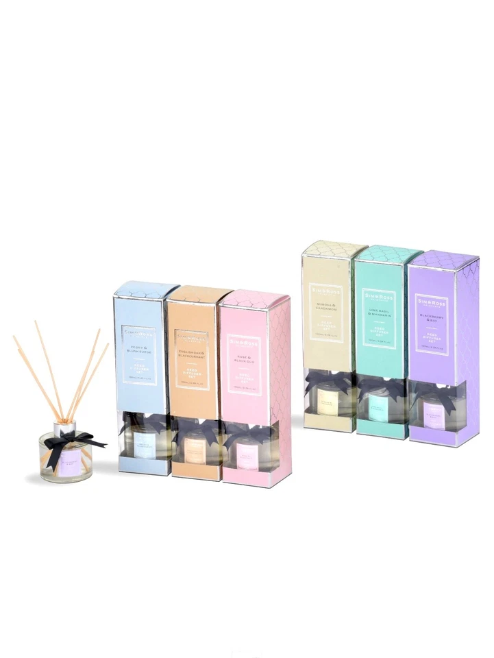 100ml Sim&Ross Reed Diffuser Set Unique Scents Home Fragrance Aromatic Decor - Image 1 of 1