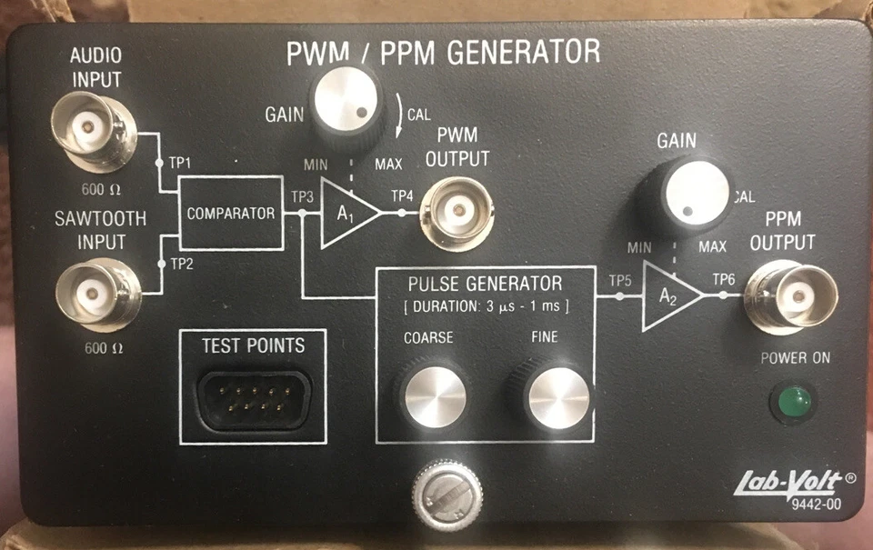 GENERADOR LAB-VOLT 9442-00 PWM/PPM NUEVO Foto 1 de 1