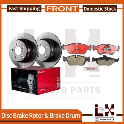 Rotor de freno delantero Brembo 6 y pastillas para BMW 318ti 2000 1999 BMW 323Ci Foto 1 de 4