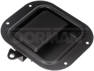 PETERBILT 330 349 HEAVY DUTY EXTERIOR DOOR HANDLE RH PASSENGER BLACK 760-5421 - Picture 1 of 3