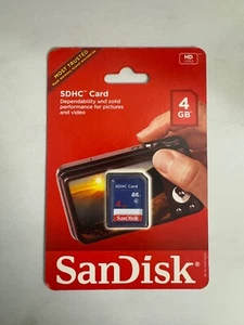 SanDisk SDHC Card 4GB Full HD For Picture and Video - Picture 1 of 4