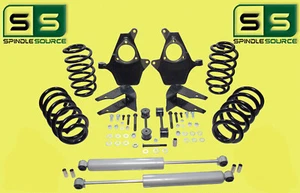5"/6" Drop Kit Spindles Fr/Rr Coils Bracket Kit Shocks FOR 07-14 GM/GMC 1500 SUV - Picture 1 of 1