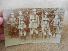 Scarce Early Boy SCouts Troops Group Bugles Staffs RPPC Hornsey / England UK