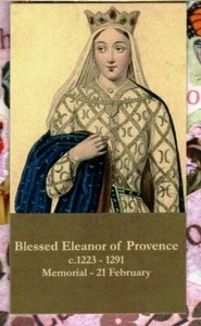 Blessed Eleanor of Providence + Payer (2 x 3.5") Heavy Paperstock Holy Card - Picture 1 of 2
