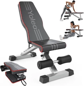 YOLEO Klappbare Hantelbank Multifunktion Training Fitness Bank Bauchtrainer Schr - Bild 1 von 3