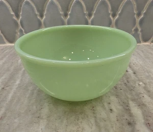 Vintage Fire King Jadeite Green Bowl Mixing Serving 6 Made in 1950-1959 in USA - Picture 1 of 17