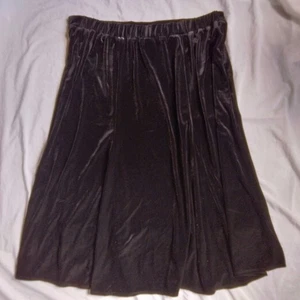 Studio 1940 Black Velour Skirt Goth Dark Fairy Whimsigoth Women's Size 18/20W - Picture 1 of 5