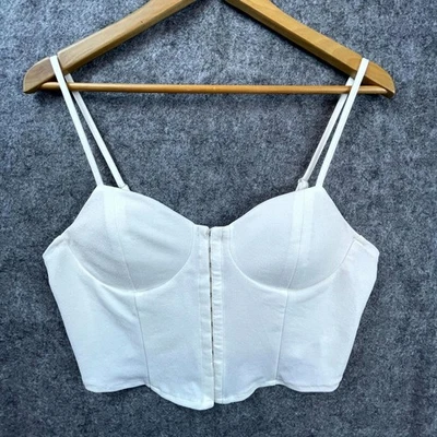 Aster корсет верхний женщин средний белый со сборками назад минималистский основной нейтральный слой - Изображение 1 из 4