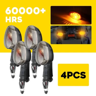 Señal de giro ámbar delantero/trasero 4 piezas para Yamaha YZF R3 2015-2021/YZF R1 2002-2014 Foto 1 de 4