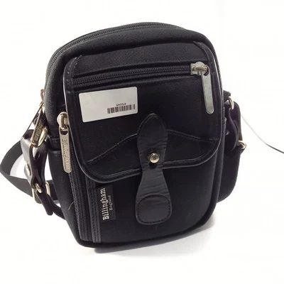 Billingham England Compact Stowaway Camera Bag – Black, 5 Compartments, Main 8" - Image 1 of 4