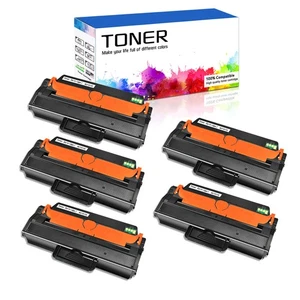 Cartucho de tóner 5PK negro 115L para Samsung MLT-D115L Xpress SL-M2830DW SLM2870FW - Imagen 1 de 23