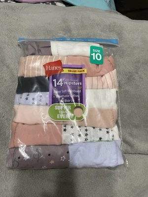 Hanes Girls' Multicolor Size 10, 14-pack - Image 1 of 3