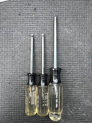 3pc Sears Craftsman USA Nos Torx Screwdriver Set T15 T20 T25 Double line Logo 41 - Image 1 of 4