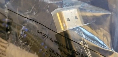 DVI-D 24+1pin Male to HDMI Digital Video Cable Lead GOLD PC/Monitor/TV 0.5m 50cm - Image 1 of 3