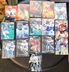 Fleer NFL Lot All-Pro, League Leader, prospects, Award, Junior Seau HOF - Picture 1 of 7