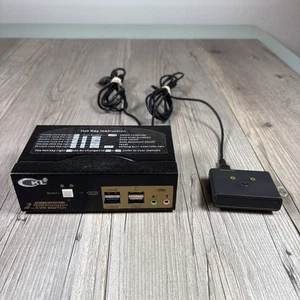 CKL HDMI KVM Switch 2 Port Dual Monitor Extended Display CKL-922HUA w/ Remote - Picture 1 of 13
