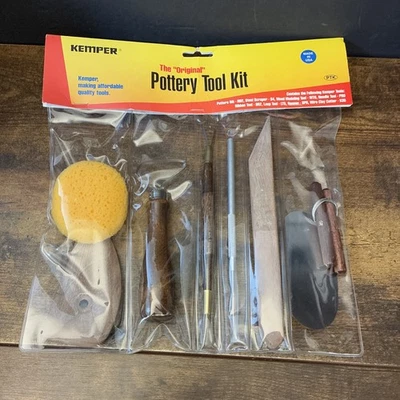 Kit de herramientas de cerámica Kemper juego de 8 piezas de PTK nuevo sellado de fábrica Foto 1 de 4