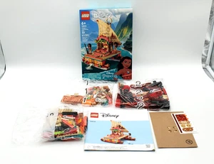 Lego Disney 43210 Moana's Wayfinding Boat Building Toy- NEW/OPEN BOX Sealed Bags - Picture 1 of 4