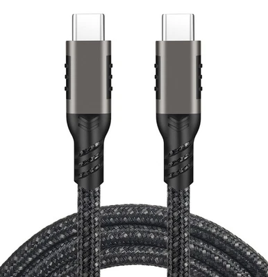 USB-C / TYPE-C Rugged Braided Charge/Sync Cable for Phone - 2 Meter Long 6.5 ft - Image 1 of 4