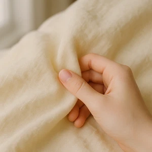 Premium Dutch White Linen Fabric by the Yard – Ideal for Apparel & Home Projects - Picture 1 of 10