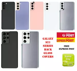 ORIGINAL SAMSUNG GALAXY S21 PLUS ULTRA BACK REAR GLASS BATTERY COVER REPLACEMENT - Picture 1 of 1