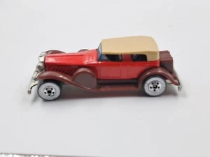 Hot Wheels 1931 Doozie rot mit braunen Schutzblechen weiße Wände lose LESEN - Bild 1 von 6