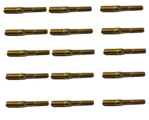 Gelb passiviert M8 bis M6 x 55 mm Auspuff Bolzen Pack (Packung mit 50 Bolzen) - Bild 1 von 1