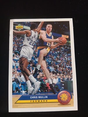 1992-93 Upper Deck McDonald's #P14 Chris Mullin Warriors Basketball - Image 1 of 2