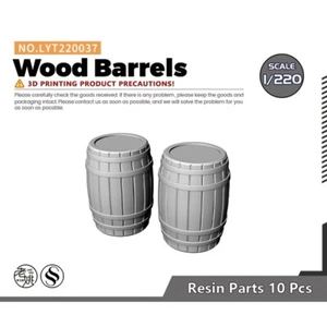 Z Scale 1/220 Wood Barrels For Model Railroads Display Prop - Picture 1 of 1