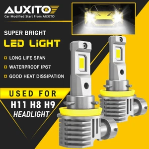 H11 H8 H9 LED Headlight Fog Light Bulbs Kit Super White 6500K High Low Beam EOA - Picture 1 of 19