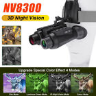 Lunettes de vision nocturne NV8300 3D 1080P 4K 8XZoom lunettes montées tête infrarouge