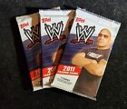 WWE 2011 Trading Cards - Lot of 3 Sealed Packs - Topps