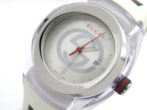 Gucci 137.3 Sync Women's Watch Sherry Line Quartz Silver Dial - Picture 1 of 5