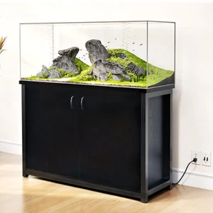 TC-HOMENY 55-75 Gallon Aquarium Stand Cabinet with Power Outlets Fish Tank Stand - Picture 1 of 17