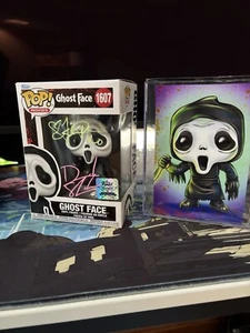 Ghost Face Funko Pop Signed By David Sheridan/Felissa Rose Autograph SWAU COA - Picture 1 of 8