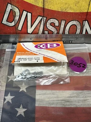 K&B 6773 LANDING GEAR STRAPS for: 3/32” X 3pc. - Image 1 of 3