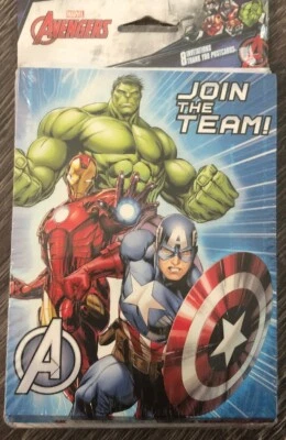 Los Vengadores Hulk Hierro Fiesta de Cumpleaños Invitaciones 10 Piezas Niños Vendedor de EE. UU. ¡Nuevo! Foto 1 de 2