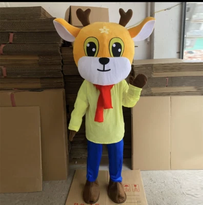 Christmas elk cartoon doll costume show parade costume Adults Cosplay 2# Foto 1 de 3