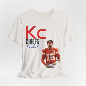 Kansas City Chiefs Patrick Mahomes NFL Fan T-Shirt - Picture 1 of 10