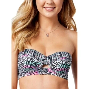 NWT Sundazed Abbi Tribal Print 36 D Underwired Bandeau Bikini Swim Top #95657 - Picture 1 of 1