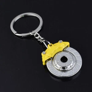 New 1PC Friend Gift Metal Car Parts Model Key Chain Brake Keyring Keychain - Picture 1 of 11