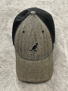 Kangol Hat Adult Small Gray Tweed Casual Baseball Cap Men's