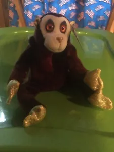 Ty Beanie Baby - MONKEY (Chinese ZODIAC) NEW MWMTs Plush Stuffed Animal Toy - Picture 1 of 2