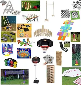 New Play Fun Games Summer Kids Family Garden Sports Jenga Limbo Etc Games - Picture 1 of 81