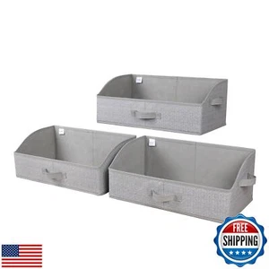 WUIKE Closet Organizers and Storage, Trapezoid Storage Bins, Fabric Closet Ba - Picture 1 of 5
